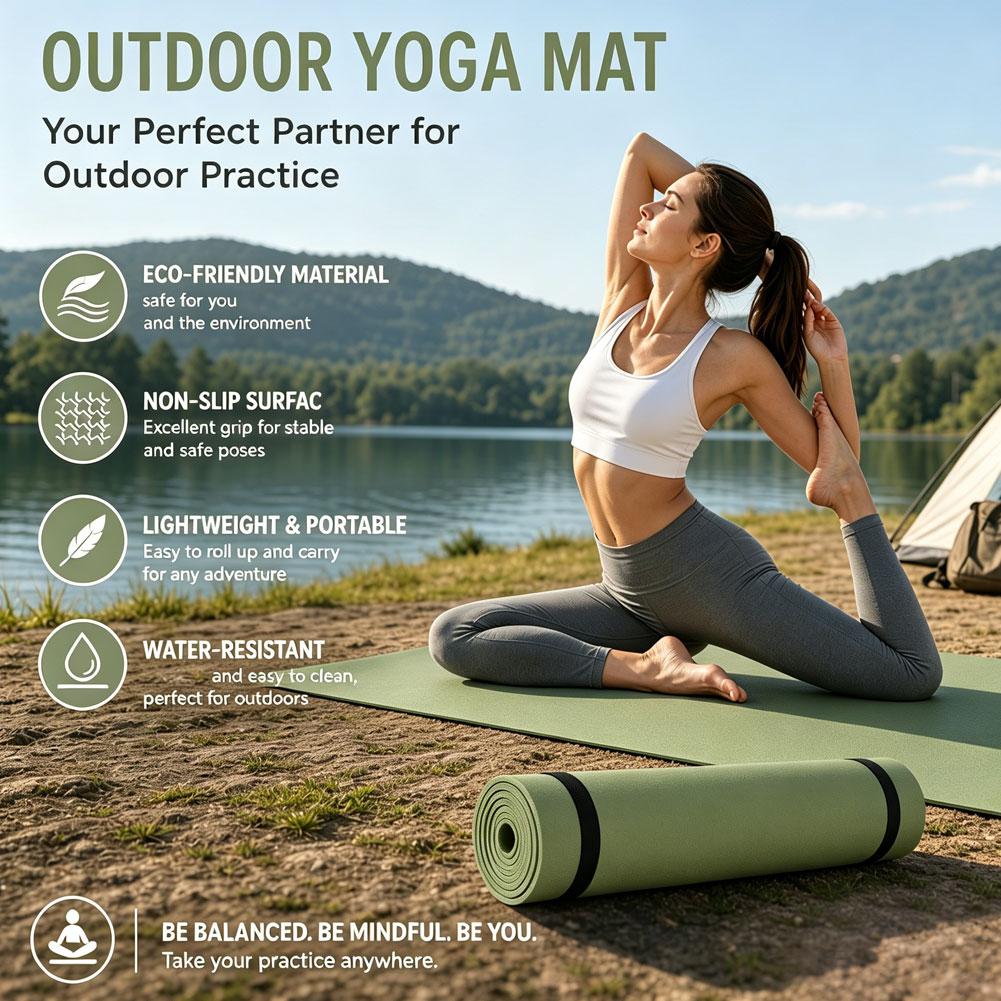 Non Slip EVA Yoga Mat Lightwei - Outdoor Camping Rugs 评论和价格