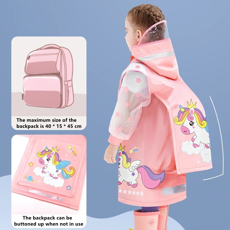 Kids Raincoat Waterproof Rain  - Camping Rain Poncho 评论和价格