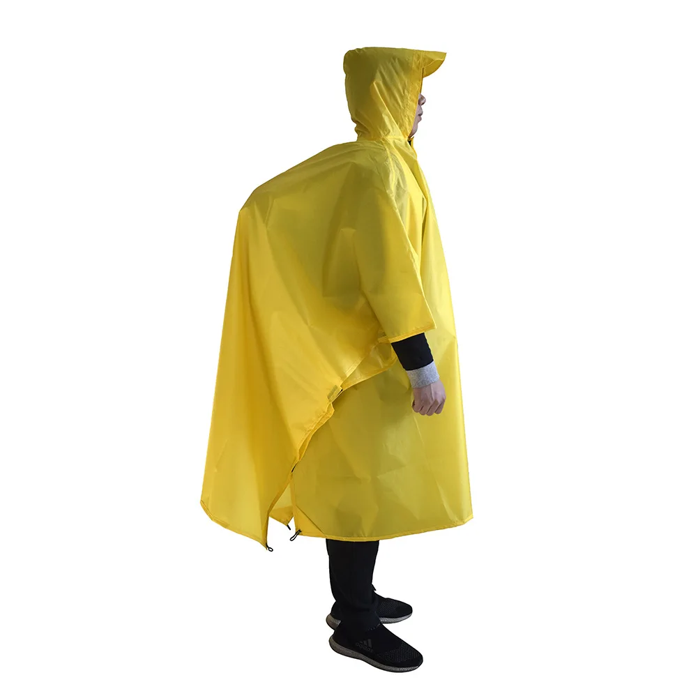 Raincoat 3 In 1 Hiking Poncho  - Camping Rain Poncho 评论和价格